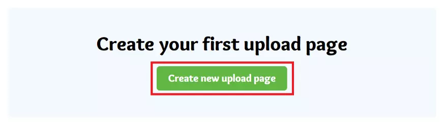 Step 2: Create an upload page
